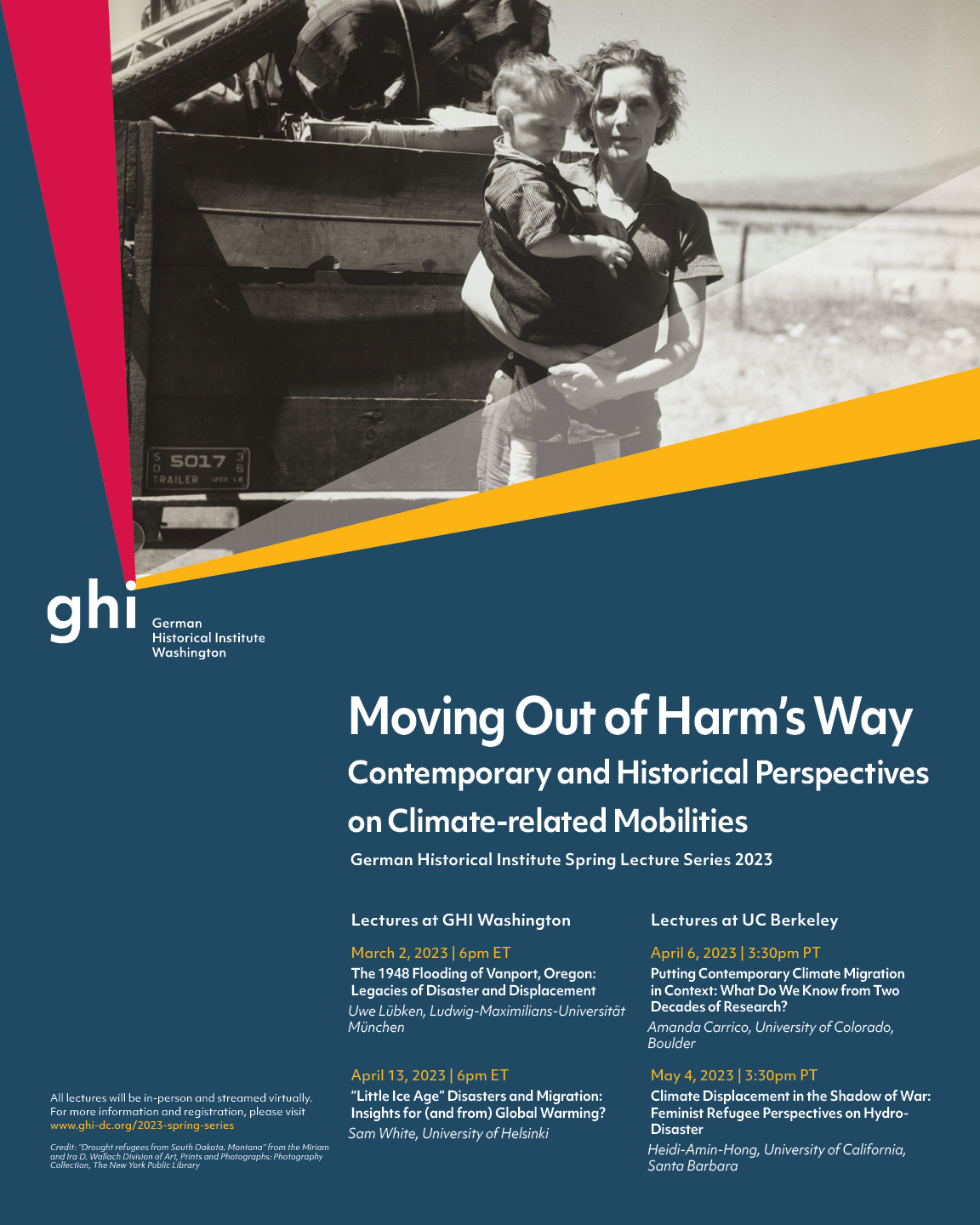 GHI Lecture Series Moving Out of Harm s Way Historical